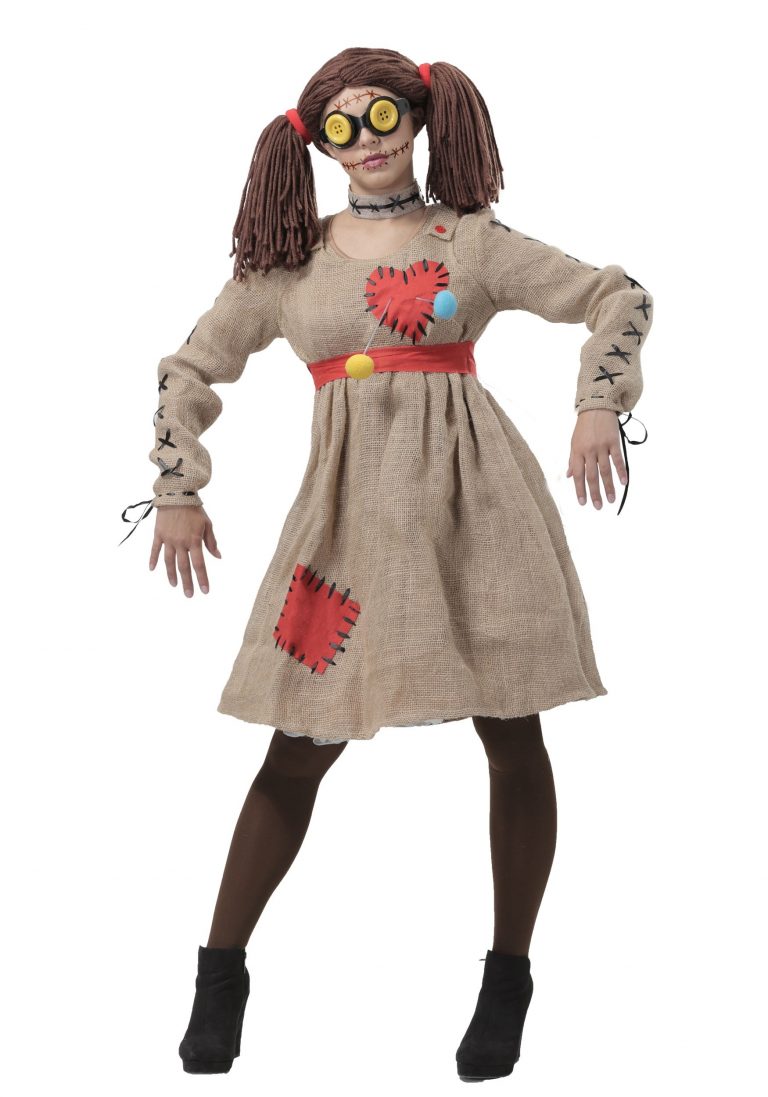 Fun Costumes Burlap Voodoo Doll Women's Costume good quality | free ...